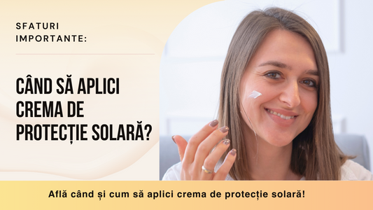 Când să aplici crema de protecție solară: Sfaturi Importante