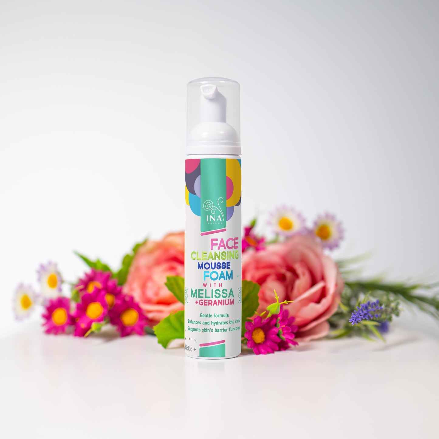 Spumă Naturală de Curățare a feței cu Melissa și Mușcată - pentru toate tipurile de piele