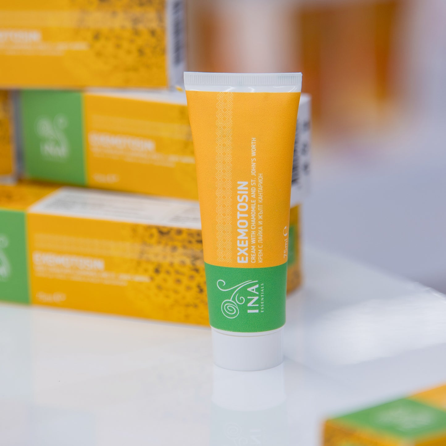 + Cadou Cremă pentru Psoriazis, Eczeme și Piele Iritată - cu Sunătoare, Mușețel și Propolis