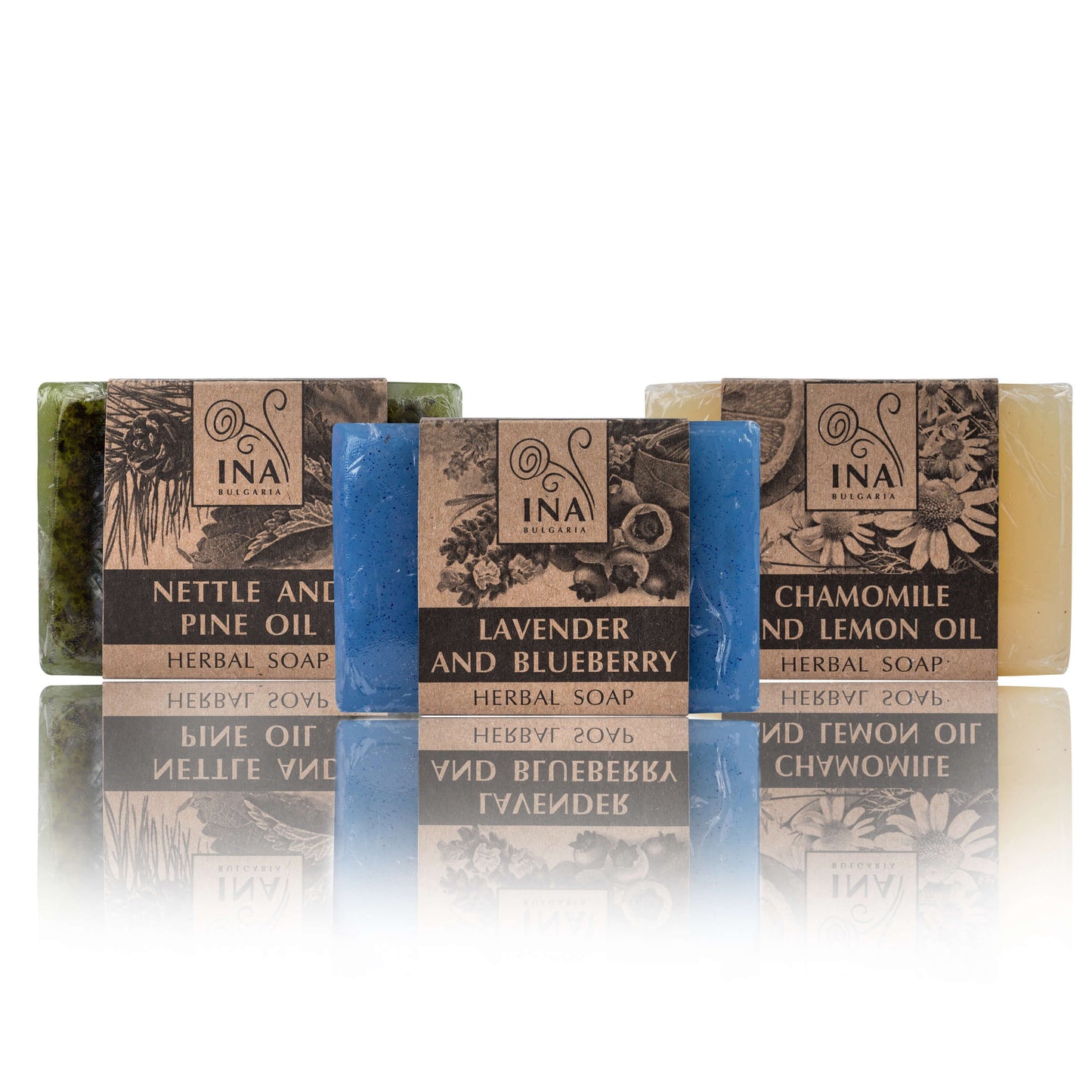 + Cadou Săpun Natural din Plante cu ulei de Urzică și Pin - acțiune antiinflamatoare