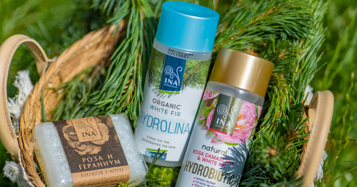 Set de produse naturale InaEssentials pentru îngrijirea petelor pigmentare