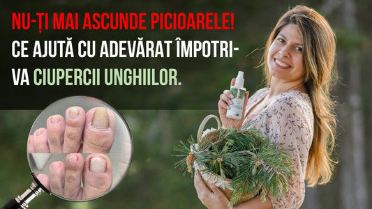 Pin alb | Soluția pentru ciuperca unghiilor despre care nimeni nu vorbește