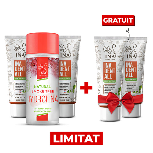 Cumpără 2 Paste de Dinți Naturale și 1 Apă de Gură cu Scumpie și primești 2 Paste de Dinți Naturale Gratuite