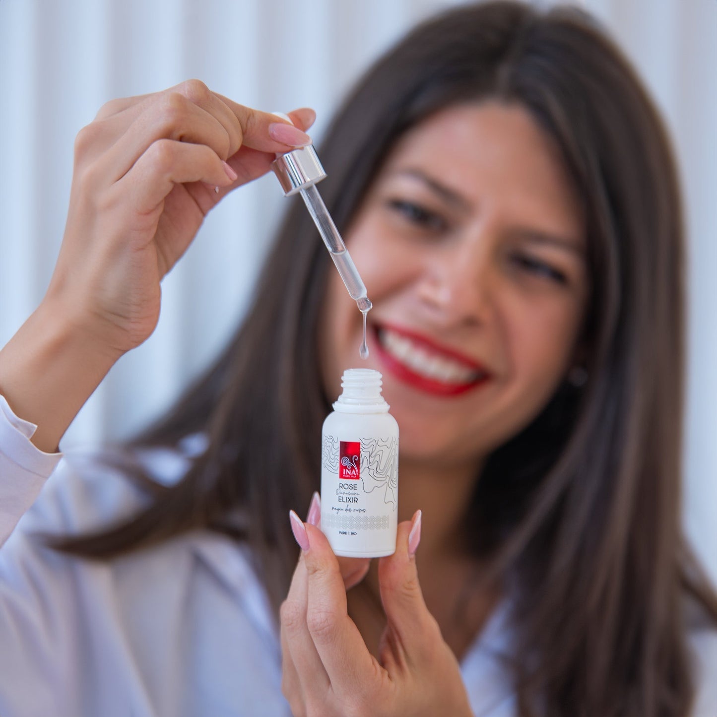 Ser Intensiv de Față Anti-îmbătrânire cu Ulei Organic de Trandafir - Rose Elixir
