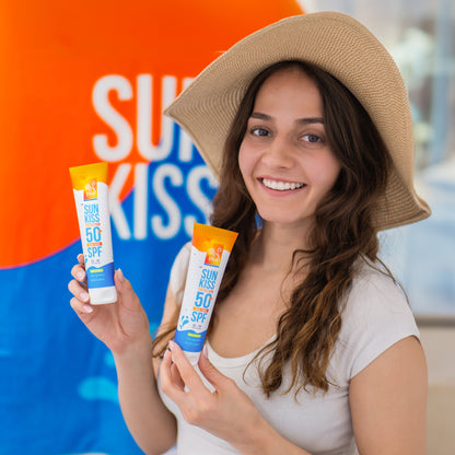 Pachet de protecție solară pentru familie - 3x Protecție solară naturală pentru față și corp SPF+ 50 cu Brad Alb Organic