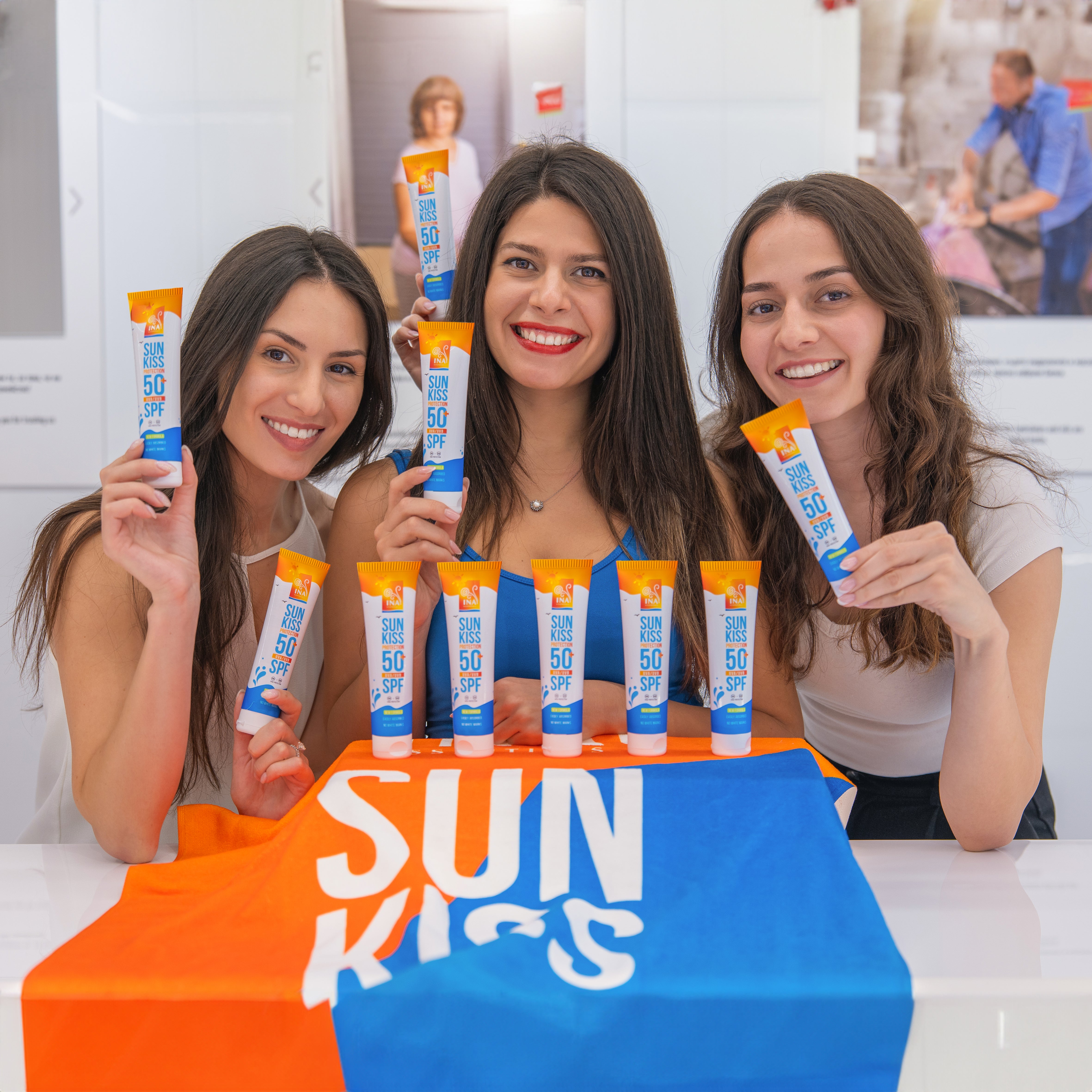 Cremă de protecție solară naturală pentru față și corp SPF 50 pentru toată familia
