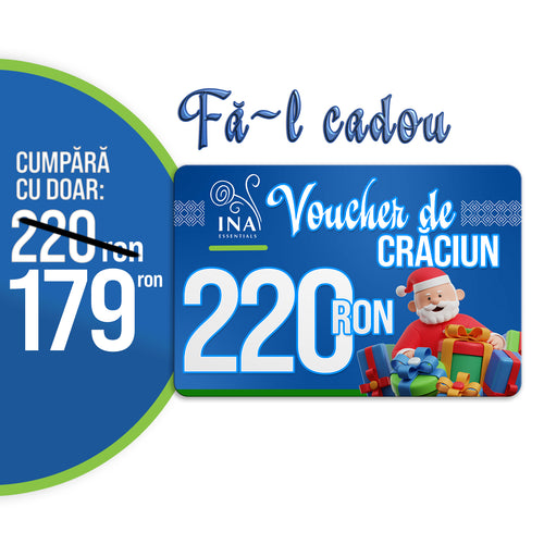 Cumpără un voucher de Crăciun cu o valoare de 220 lei, și plătești doar 179 lei - Voucher Digital
