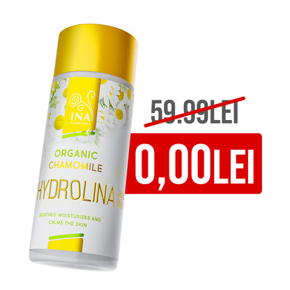 + Cadou Apă Organică de Mușețel - Hydrolina pentru Eczeme și piele Iritată