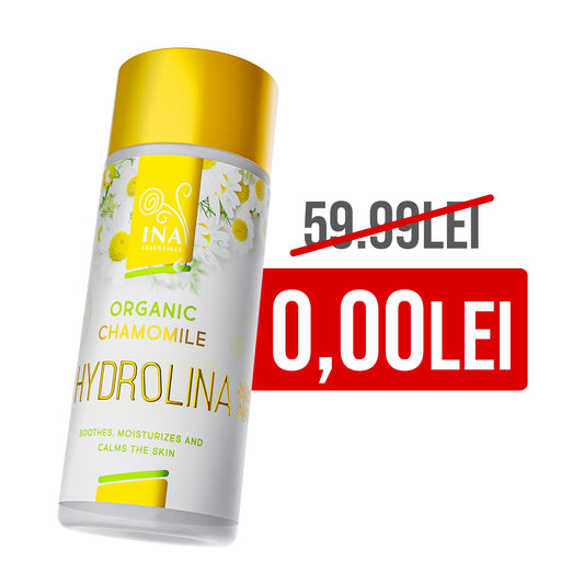 + Cadou Apă Organică de Mușețel - Hydrolina pentru Eczeme și piele Iritată