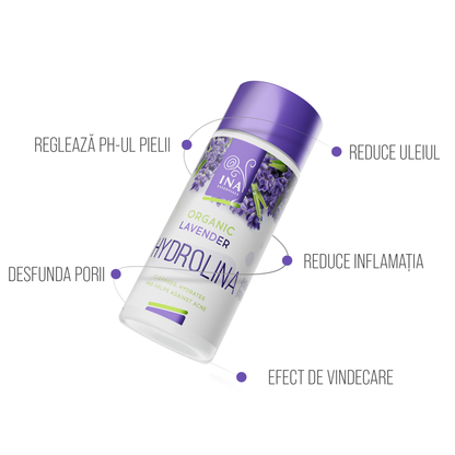 Hydrolina de Lavandă pentru Acnee - Cumpără 2, Primești 1 gratis