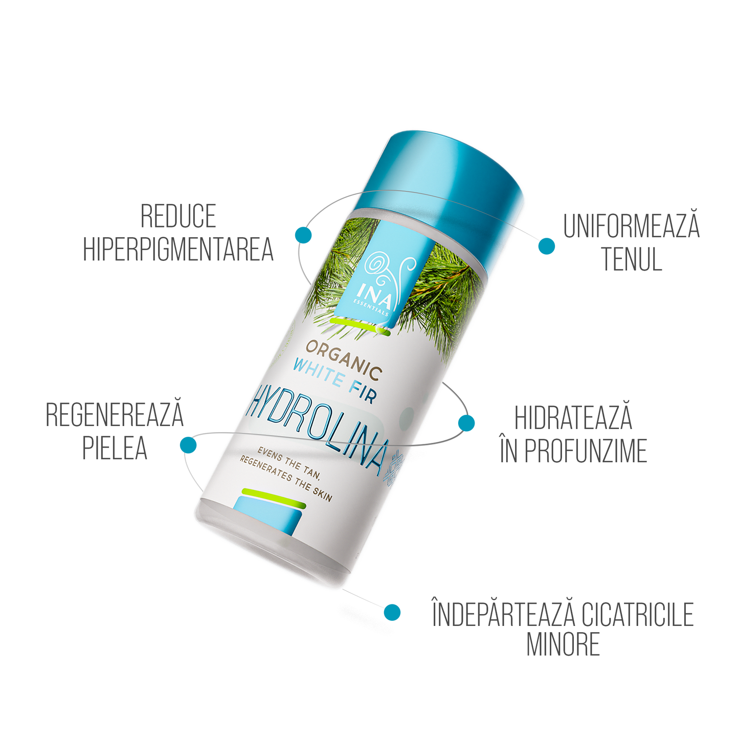 GRATUIT Apă Organică de Brad Alb - Hydrolina pentru pete Pigmentare