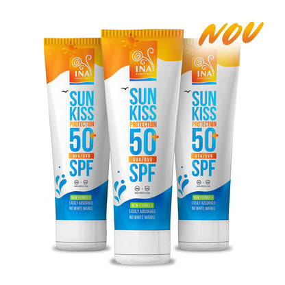 Pachet de protecție solară pentru familie - 3x Protecție solară naturală pentru față și corp SPF+ 50 cu Brad Alb Organic