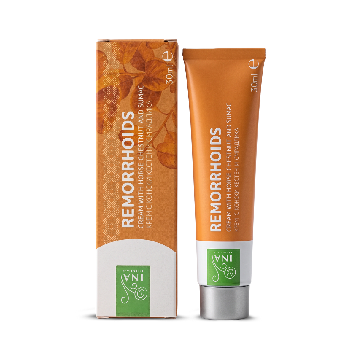 Remorrhoids - Cremă Hemoroizi - Cremă pentru Varice - îmbogățit cu scumpie și Castan salbatic