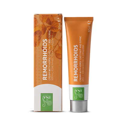 Remorrhoids - Cremă Hemoroizi - Cremă pentru Varice - îmbogățit cu scumpie și Castan salbatic