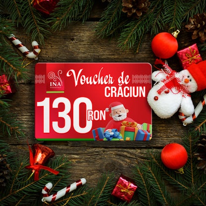 Cumpără un voucher de Crăciun cu o valoare de 130 lei și plătești doar 109 lei - Voucher Digital