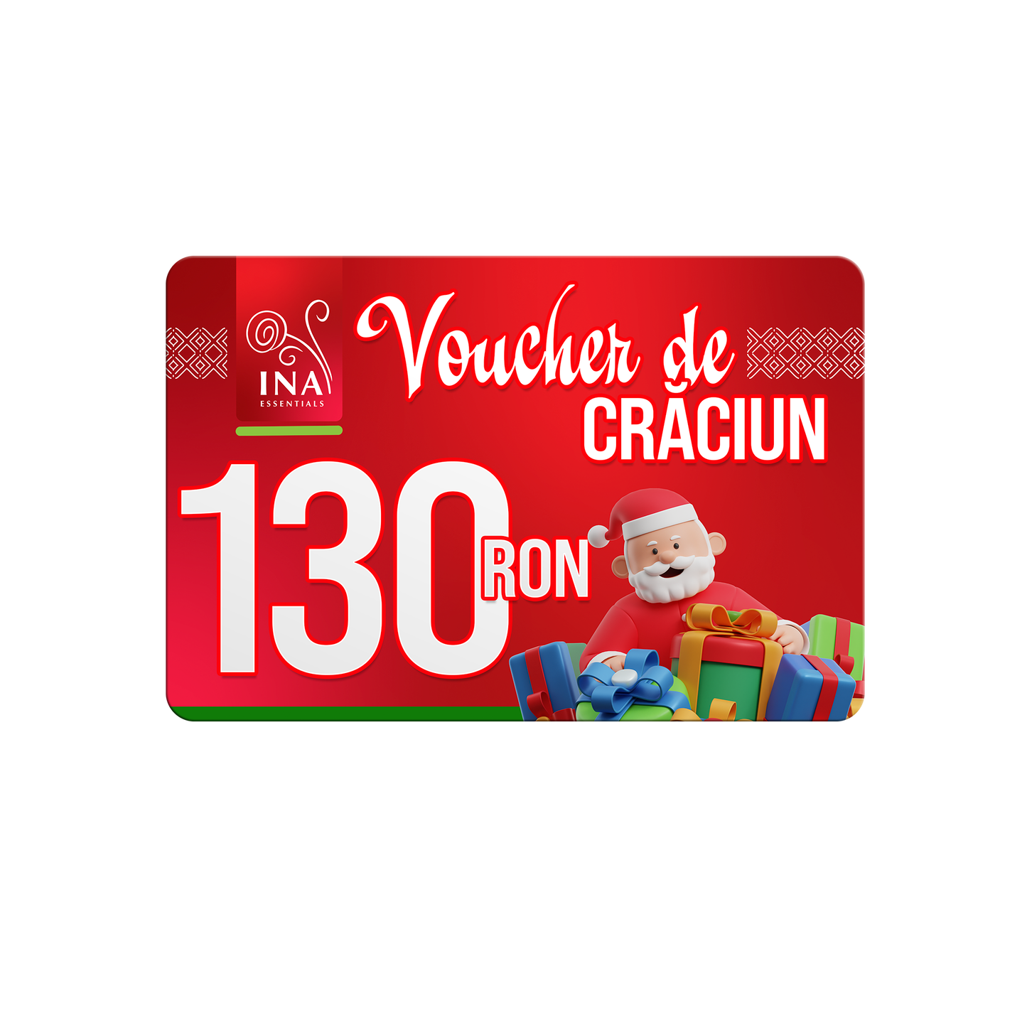 Cumpără un voucher de Crăciun cu o valoare de 130 lei și plătești doar 109 lei - Voucher Digital
