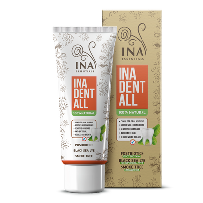 Pastă de dinți Naturală fără Fluor cu Scumpie, Minerale din Marea Neagră și postbiotic - Ina Dent-All