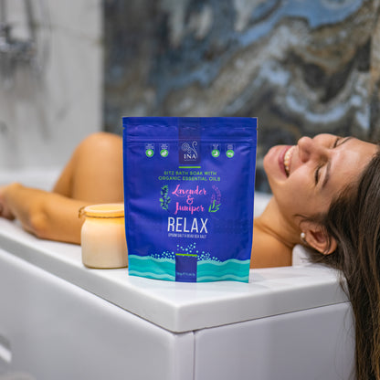 Cumpără 2 Hydrobiotic cu Lavandă și primești gratuit un șampon cu lavandă, un ulei esențial și săruri de baie