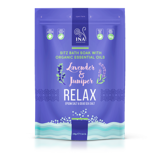 Relax - Sare de baie cu Lavandă și Ienupăr pentru Relaxare și ameliorarea Stresului