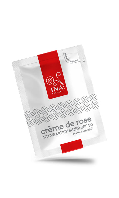+ Cadou Crème de rose cu SPF30 - foarte bogat în ulei Esențial de Trandafir (prelevator)